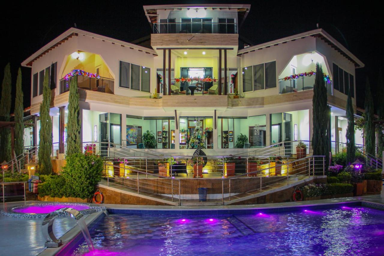 Hotel Mansion Barichara Bagian luar foto